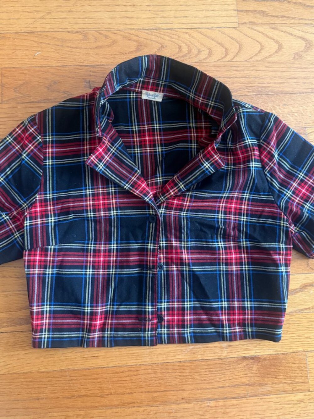Brandy Melville Plaid Crop Top